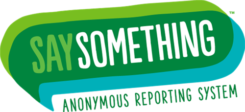 Say Something-Anonymous Reporting System Logo 